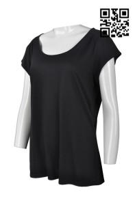 T663 custom-made women's T-shirt style design net color T-shirt style large collar round neck custom T-shirt style T-shirt franchise